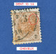 1890 - 96  N° 47  CHIFFRES NOIRS DENTELÉ 10  1/4 OBLITÉRÉ DOS CHARNIÈRE - Abarten & Kuriositäten