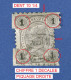 1890 - 96  N° 46  CHIFFRES NOIRS DENTELÉE 10  1/4   OBLITÉRÉ - Abarten & Kuriositäten