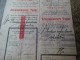 Document De Transport Par Chemin De Fer De Florival Vers Bourlers De La Firme Tudor(Tourie-eau Distillée) - Eisenbahnverkehr