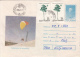 25884- PARACHUTTING, ALOUETTE SKYGLIDER, COVER STATIONERY, 1995, ROMANIA - Parachutting