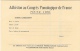 Congrès Pomologique De France - Octobre 1951- Metz - Programme Des Travaux + Adhésion - Programas