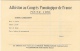 Congrès Pomologique De France - Octobre 1951- Metz - Programme Des Travaux + Adhésion - Programme