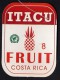 # PINEAPPLE ITACU Round Edges Calibre 8 Fruit Tag Balise Etiqueta Anhanger Ananas Pina Costa Rica - Fruits & Vegetables