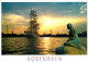 Little Mermaid, Copenhagen, Denmark Postcard Posted 2001 Stamp - Denmark