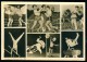 GERMANY Complete Olympic Set With First Day Cancel On Olympic Postcard Vor-Olympische Festtage 1952 - Summer 1952: Helsinki