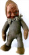 Superbe UNIQUE Ancien Lutin / Père Noel Hongrois Fin XIXème Déb XXème / Old Santa Claus Troll Doll From Hungary - Art Populaire