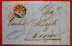 Lombardo Veneto 1858  Lettera Da Venezia A Rovigo - I Emissione 15 C. Rosso II Tipo - Lombardo-Veneto
