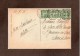 SUR  CPA  --  1921  -- UNE  BANDE  ET  UN  TIMBRE  5 C  SEMEUSE  FOND  PLEIN  -- CACHET  DIJON  GARE..... - Covers & Documents