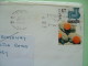 Israel 2001 Cover To England - Food - Gefilte Fish - Deer Air Mail Label - Lettres & Documents