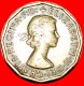 * PORTCULLIS (1954-1970): GREAT BRITAIN  3 PENCE 1958! INTERESTING YEAR! ELIZABETH II (1953-2022) LOW START NO RESERVE! - F. 3 Pence