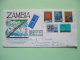 Zambia 1967 Registered FDC Cover To Ireland - National Development - Train Radio Phone Television Map Coal Mining Road - Zambie (1965-...)