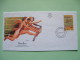 Zambia 1992 FDC Cover - Olympic Games Barcelona - Women Running Hurdles - Zambie (1965-...)