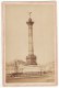 CARTE Photo Ancienne Paris La Colonne De Juillet Delafosse Au Graphoscope 19ème - Lieux