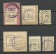 LITAUEN Lithuania 1918 Michel 3 - 8 O Incl Markant Perforation Errors Zähnungsabarten ! - Litouwen