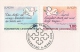 COLOMBE, PAIX, 5 FDC 1995 : 5 ENVELOPPES. LIECHTENSTEIN. - Lettres & Documents