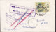 Malaysia BAYAN LEPAS Penang 1970 Cover Brief England UNDELIVERED Return Sender Schmetterling Butterfly Papillon 2 Scans - Penang