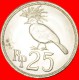 * PIGEON: INDONESIA ★ 25 RUPIAH 1971! LOW START &#9733; NO RESERVE!!! - Indonésie