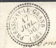 INDRE ET LOIRE 37 PRESSIGNY LE GRAND LAC  Tad 22 Du 17/07/1856 PC 2576 Sur N° 14 (bleu Foncé Touché) SUP Ind19 - 1849-1876: Période Classique