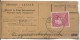 TP 848a Poortman Cylindre Retouché S/Fragment De Mandat Poste International + Ligne Rouge S/TP C.Ressaix En 1951 250 - Covers & Documents