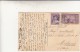 Bucarest To Milano Su Post Card  1930 - Postmark Collection