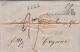 Lettre Copenhague, Danemark Par Hambourg Pour La France 1842 - ...-1851 Préphilatélie