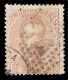 1872-ED. 125 REINADO DE AMADEO I - EFIGIE DE AMADEO I -40 CENT. CASTAÑO CLARO-USADO ROMBO DE PUNTOS Y FECHADOR - Usati