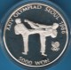 SOUTH KOREA 5000 WON 1987 JO OLYMPIC Séoul 88 Taekwondo Silver 0.925 - Corée Du Sud