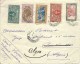 MARCOPHILIE- Lettre 1938 - Madagascar Pour Algérie - Timbres N°131 + 166, 167, 168 Et 169 - Covers & Documents