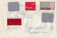 Bund R-Brief Mif Mit Schwärzungen Braunschweig 24.9.65 Gel. In DDR Postkrieg - Briefe U. Dokumente