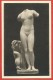 CARTOLINA NV LIBIA - CIRENE - Le Terme - Afrodite Anadyomene - Museo Nazionale Roma - 9 X 14 - Sculture