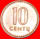 * A PART OF THE USSR (ex. Russia:) Lithuania  10 Cents 1991 UNC! LOW START  NO RESERVE! - Lituanie