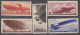 Russia USSR 1934 Mi# 483-487 Airship Zeppelin MNH * */ MH * - Unused Stamps