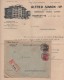 Frankfurt - Recommande Pour La France - Facture Illustree - - Lettres & Documents