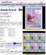 0592 Space Apollo 8 Camel Defins Black Optd 1968 Oman 10v Set MNH ** Lollini 40 Euro - Asie