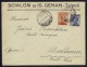 LIBYE - LIBIA - TRIPOLI  / 1923 ENVELOPPE A ENTETE POUR MULHOUSE - ALSACE (ref 6444) - Libia