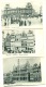 Bruxelles Brussels 3 CPA Gare Du Nord Maison Du Roi Grand'Place Maison Du Roi Dos Non Divisé Env. 1904 - Sets And Collections