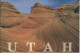 CPM USA Utah, Vermillion Cliffs - Red Rock Plateau, Like Petrified Sand Dunes (roches, Paysage Rocheux, Sable, Plis) - Autres & Non Classés