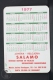 1977 Small/ Pocket Calendar - Panhard Et Levassor 1895 - Small : 1971-80