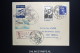 France: Journee Du Timbres 1945 Lyon Vol Bron - Le Bourget, R-lettre + Vignet - 1927-1959 Covers & Documents