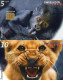 TELECARTES SUISSE  5CHF/10CHF  Lion Singe Lion Monkey  (lot De 2)  *****5 - Schweiz