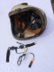 Delcampe - RARE CASQUE ARONAVALE MARINE - GUENEAU + LARYNGOPHONE....... #.3 - Casques & Coiffures