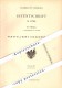 Original Patent - H. Engel In Imgenbroich / Monschau , 1880 , Verstellbare Jacquardkarten , Weberei , Weber , Aachen !!! - Monschau