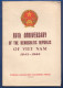 Vietnam; XVth Anniversary Of The Democratic Republic; 1945-1960 Hanoi; Buch 128 Seiten - Asie