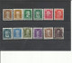 ALEMANIA YVERT 379/89    *  EXCEPT 389 USED - Altri & Non Classificati