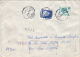 26956- MONASTERY, PHONE NETWORK, STAMPS ON REGISTERED COVER, TEXTILE MACHINERY COMPANY HEADER, 1983, ROMANIA - Briefe U. Dokumente