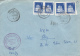 26957- MONASTERY, STAMPS ON REGISTERED COVER, FORESTRY COMPANY ROUND STAMP, 1983, ROMANIA - Brieven En Documenten