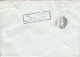 26971- REGISTERED COVER LABEL SIBIU 3-3187, MONASTERY, VINTAGE CAR STAMPS, 1983, ROMANIA - Lettres & Documents
