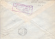 26975- REGISTERED COVER LABEL BUCHAREST 39-3218, ELECTRONICS COMPANY, SHIP STAMPS, 1982, ROMANIA - Lettres & Documents