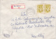 26976- REGISTERED COVER LABEL RAMNICU VALCEA 1-57, CHEMICAL COMPANY, VINTAGE CAR STAMPS, 1983, ROMANIA - Covers & Documents