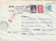 26983- REGISTERED COVER LABEL TOHAN FABRICA 295, ARMAMENT FACTORY, CHURCH, THEATRE, PHONE NETWORK STAMPS, 1983, ROMANIA - Storia Postale